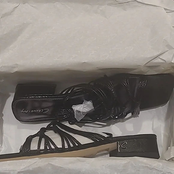 SAM EDELMAN JOCELYN WRAP LACE UP SANDALS - Picture 9 of 11